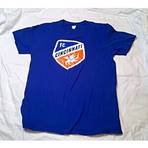 FC Cincinnati T-Shirt Blue Medium MLS